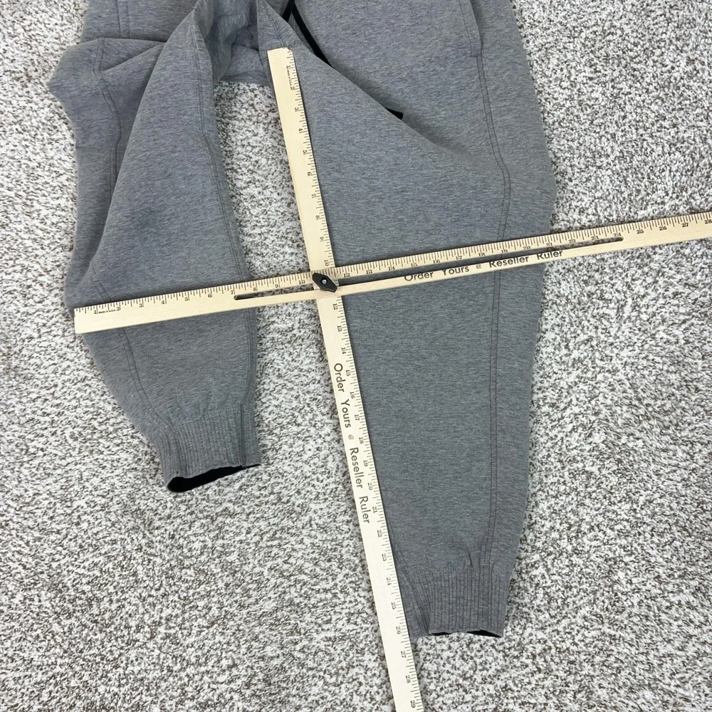 Lululemon Pants Womens 12 Gray‎ High Rise Jogger Sweatpants Pockets Yoga Gym